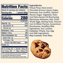 Famous Amos Orignal Recipe Bite-Size Chocolate Chip Cookies Resealable Bag - 9 Oz