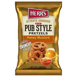 Herrs Mini Pretzels Honey Mustard 3.5oz - 3.5 Oz.