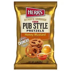 Herrs Mini Pretzels Honey Mustard 3.5oz - 3.5 Oz.
