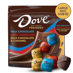 Dove Promises Milk & Dark Chocolate Candy Variety Bag - 14.08 Oz.