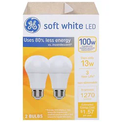 Ge Led 13watts-100watts 3 Yr Sw 2 Pack - Each