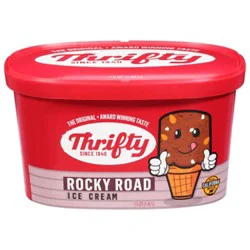 Thrifty Ice Cream Rocky Road - 48 Fl. Oz.