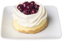 Petite Blueberry Topped Cheesecake - Each