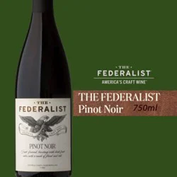 The Federalist Pinot Noir Central Coast Wine - 750 Ml