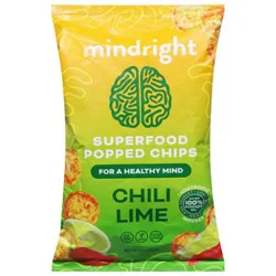 Mindright Popped Chips Chili Lime - 4 Oz