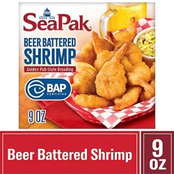 Seapak Shrimp Beer Battered - 9 Oz