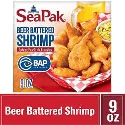 Seapak Shrimp Beer Battered - 9 Oz
