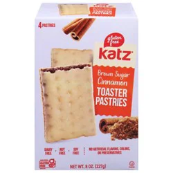 Katz Toaster Pastry Cinnamon Sugar - 8 Oz