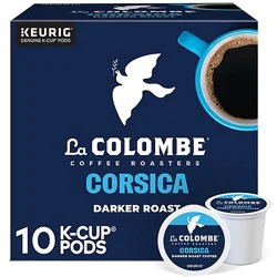 La Colombe Coffee Roasters Corsica Dark Roast Coffee Kcup - 10 Count