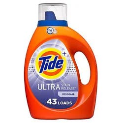 Tide He Plus Ultra Stain Release Liquid Detergent Original - 84 Fl. Oz.