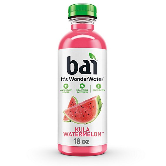 slide 1 of 3, Bai Kula Watermelon - 18 Fl. Oz., 18 fl oz
