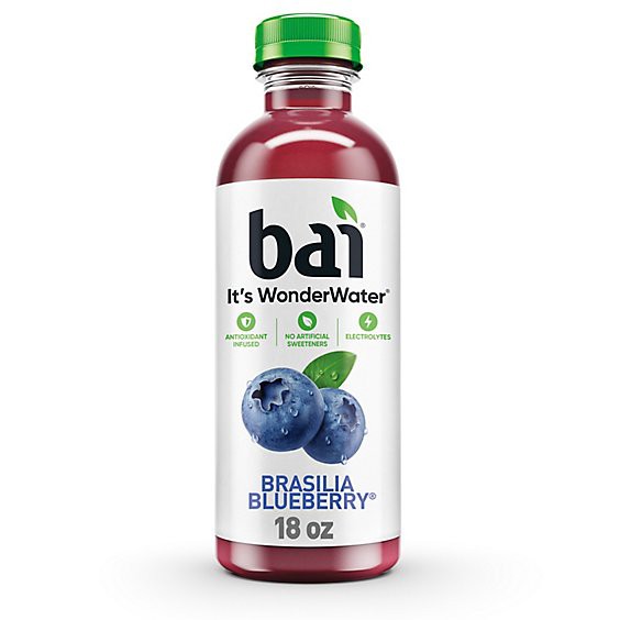 slide 1 of 3, Bai Brasilia Blueberry - 18 Fl. Oz., 18 fl oz