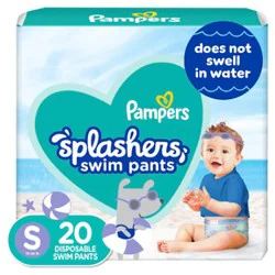 Pampers Splashers Swim Diapers Size S - 20 Count