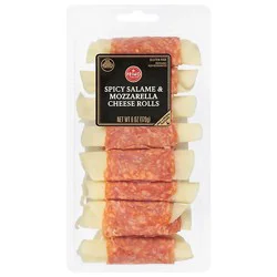 Primo Taglio Spicy Salame Mozzarella Roll - 6 Oz