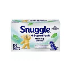Snuggle Dryer Sheets 5 In 1 Super Fresh Original - 105 Count