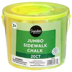 Signature Select Seasons Jumbo Sidewalk Chalk 20 Count - Each