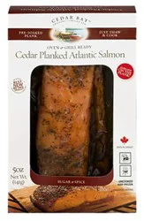 Salmon Cedar Plank Sugar And Spice 5 Oz - Each
