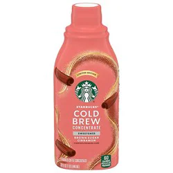 Sbux Cold Brew Brown Sugar Cinnamon - 32 Fl. Oz.