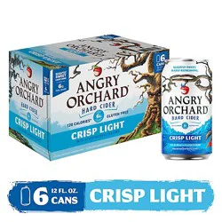Angry Orchard Crisp Light In Cans - 6-12 Fl. Oz.