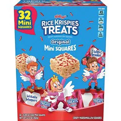 Kelloggs Rice Krispies Treats Squares Orig With Red Sprinkles - 12.4 Oz.
