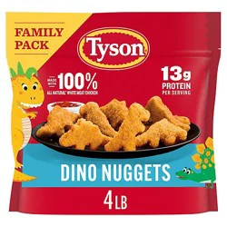 Tyson Frozen Dino Nuggets - 4 Lb