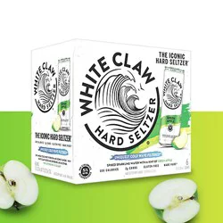 White Claw Green Apple Cans - 6-12 Fl. Oz.