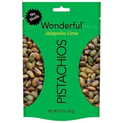 Wonderful No Shell Jalapeno Lime Pistachios - 5.5 Oz.
