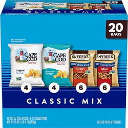 Snyder's Of Hanover Classic Mix Variety Pack - 20 Count
