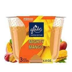Glade Candle Mighty Mango - 6.8 Oz