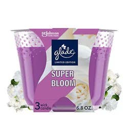 Glade Candle Super Bloom - 6.8 Oz