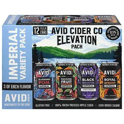 Avid Cider Imperial Mixed 12 Pack In Cans - 12-12 Fl. Oz.