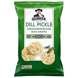 Quaker Rice Crisps Dill Pickle - 3 Oz