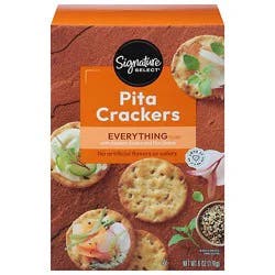 Signature Select Crackers Pita Everything - 6 Oz