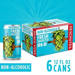Deschutes Fresh Squeezed Ipa Non-Alcoholic Beer In Cans - 6-12 Fl. Oz.