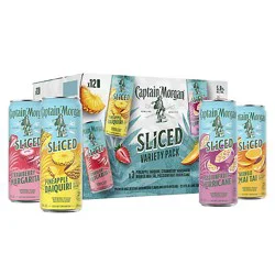 Captain Morgan Sliced Variety 12-12 Fl Oz In Cans - 12-12 Fz