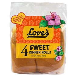 Loves Sweet Rolls 4pk - 4.5 Oz