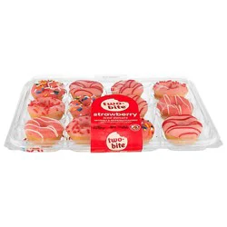2b Strawberry Assorted Mini Donuts - 8 Oz