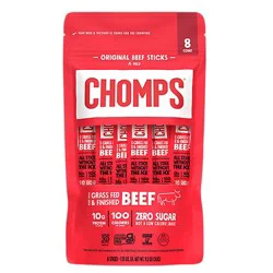 Chomps Original Beef Sticks - 8-1.15 Oz