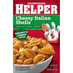 Hamburger Helper Pasta Cheesy Italian Shells 6.1oz Box - 6.1 Oz