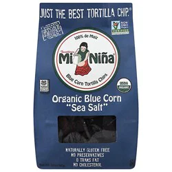 Minina Organic Blue Corn Tortilla Chip 12oz - 12 Oz