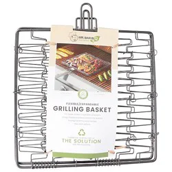 Mbbq Sus Flx Bskt W Fold Hndl - EA