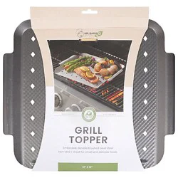Mbbq Sus Ns Embossd 12in Toppr - EA