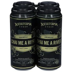 Newtopia Cyder Chai Me A River 4-16 Fl Oz In Cans - 4-16 Fz