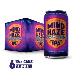 Firestone Mind Haze Brain Melter Hazy Ipa In Cans - 6-12 Fl. Oz