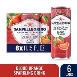 San Pellegrino Aranciata Rossa Zero Sugar - 6-330 Ml