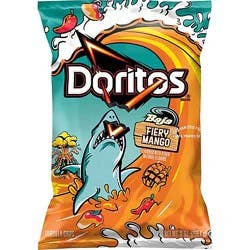 Doritos Tortilla Chips Baja Fiery Mango 7 Count - 9 Oz