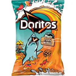 Doritos Tortilla Chips Baja Fiery Mango 7 Count - 9 Oz