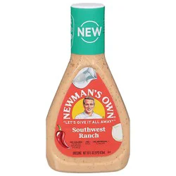 Newmans Southwest Own Ranch Salad Dressing - 16 Oz