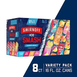 Smirnoff Smash Variety 8 In Cans - 16 Fl. Oz.