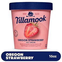 Tillamook Oregon Strawberry Ice Cream - 16 Oz